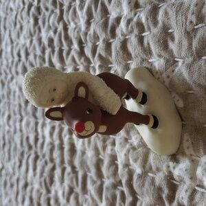 Snowbabies Rudolph Gets Ready